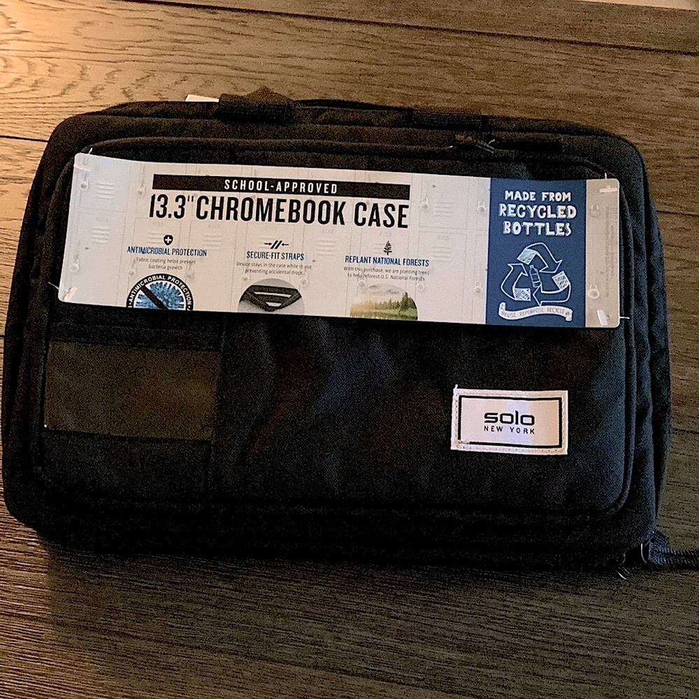 🆕🖤 Solo New York Secure Fit Chromebook Case ~ Laptops ~ school ~ office ~ unisex - Picture 11 of 16